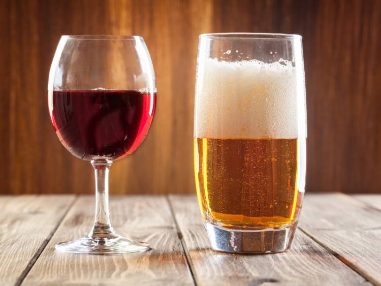 Vinhos vs Cerveja